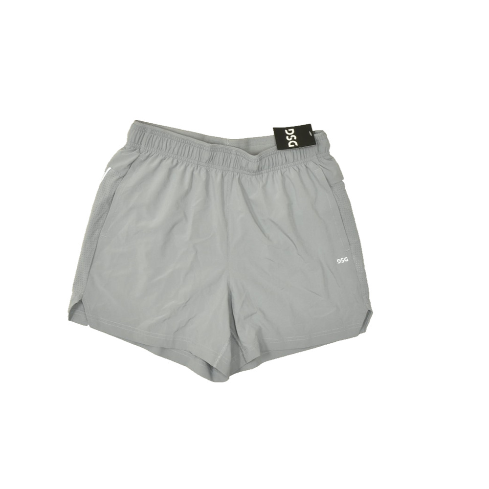 DSG Men's Regular Size M Light Charcoal Gray 5" Stride Run Short Reflective NEW
